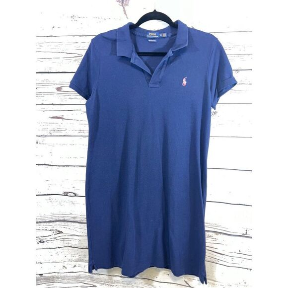 Polo, Ralph Lauren girls navy dress Size XL - Picture 3 of 4